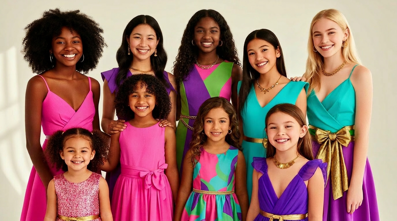 Dazzling GEMS girls together